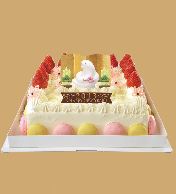 新年パーティケーキ Bombe Anniversary 熊本県八代ケーキ 洋菓子店 ボンブ